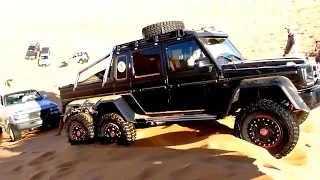 Mercedes G63 AMG 6x6 off road / It will surprise you