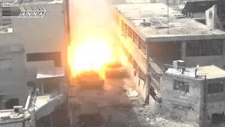 Tank attack in Jobar