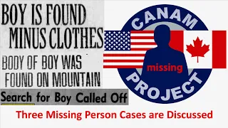 Missing 411 David Paulides Presents Three Missing Person Cases, Two Within Two Days