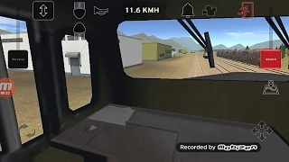 Train and rail yard simulator неуправляемый поезд