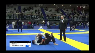 NICOLAS DEBRAY vs RODRIGO ANTUNES 2024 European Jiu-Jitsu IBJJF Championship - Quarterfinal