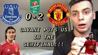 Everton 0-2 Manchester United Carabao Cup - Fan Reaction Highlights