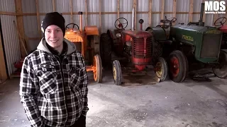 Simons stora traktorsamling