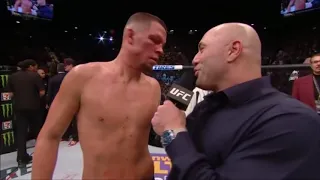 Nate diaz has something to say