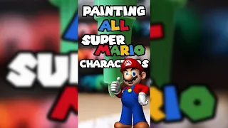 Custom Painting All Mario Characters S1 | Custom Painted Wii Controllers | Season 1 Recap #Shorts