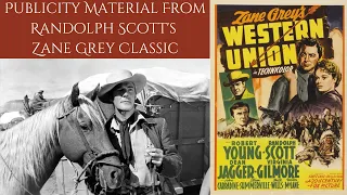 WESTERN UNION 1941 - BTS & Publicity Photos From Randolph Scott's Zane Grey Classic