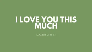 I LOVE YOU THIS MUCH BY JIMMY WAYNE - KARAOKE VERSION