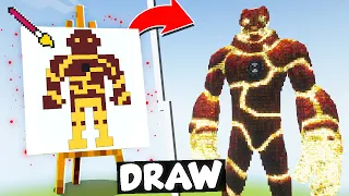 NOOB vs PRO: DRAWING BUILD COMPETITION in Minecraft [Episode 13]