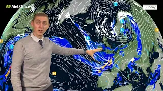 14/01/23 – Turning colder for many – Afternoon Weather Forecast UK – Met Office Weather