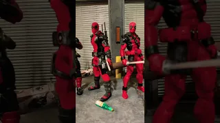 Deadpool action figure comparisons, Marvel Legends, Mezco (no action figures were harmed)