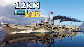 World of WarShips Shimakaze - 4 Kills 293K Damage