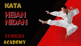 FCMKDA ACADEMY. Karate kata Heian Nidan SHOTOKAN tutorial.