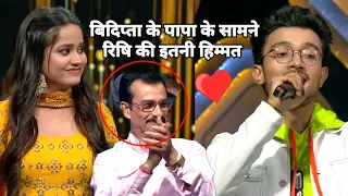 OMG! Rishi Singh ने Bidipta के Father से बोल दी इतनी बड़ी बात | Indian Idol 13 [2023] | Today Episode