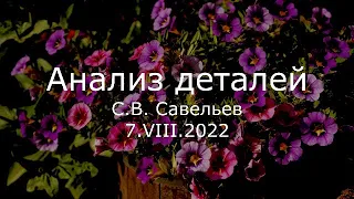 С.В. Савельев - Анализ деталей