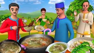 लालची चिकन सूप वाला - Greedy Chicken Soup Seller Hindi Story 3D Animated Greedy Stories हिन्दी कहानी