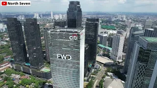 Drone view, SCBD Sudirman, Jakarta Pusat