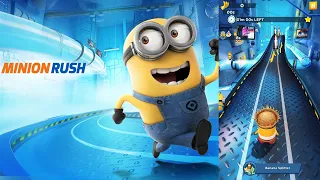 First time to play Minion Rush on my phone