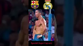 Real Madrid vs Barcelona | Spanish Super Cup 2017 #youtube #shorts