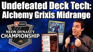 🔴⚫🔵 Alchemy Grixis Midrange Deck Tech 🏆 Undefeated Kamigawa Neon Dynasty Set Championship 🏆