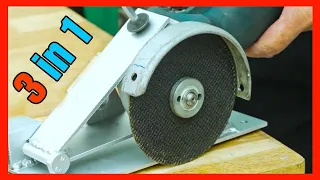 Tips with angle grinder #1 turn into a Metal Cutting Chop Saw  and Circular saw