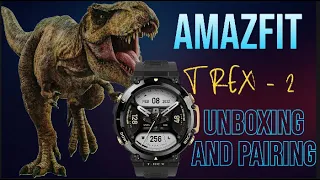 Amazfit T Rex 2 unboxing and setting up #amazfittrex2