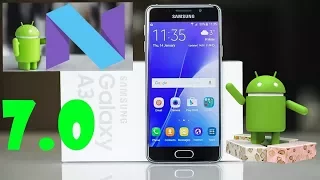 Прошивка телефона Samsung Galaxy A3(2016) модель: SM-A310F до Android 7.0