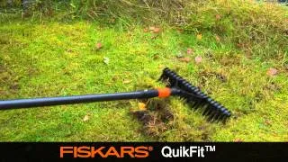 Fiskars QuikFit™ Aerator Rake (Single Edge) 135513