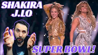 Reaction To Shakira Super Bowl with Jennifer Lopez!