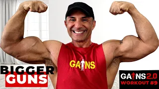 BICEPS ONLY | Hypertrophy Workout with Dumbbells | Gains 2.0 Workout 9