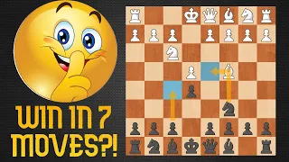 Beat the Italian in 7 MOVES!!! | Chess TRAPS and TRICKS to win games !! | Surprice your opponent!!