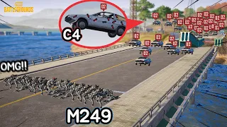 Wow!!! C4+PONY vs M249 !! who will win??