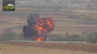شام ريف حماة الجيش الحر يسقط طائرة مروحية في أجواء رحبة خطاب ٢ ٩ ٢٠١٦