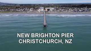 New Brighton Pier | Drone Video | 4K | Christchurch | South Island | New Zealand