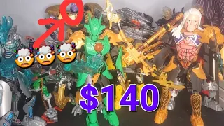 I spent $140 on bootleg Lego Bionicle and Hero Factory sets on Ali Express, this is what I got.