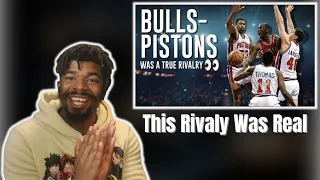 LEBRON FAN REACTS TO Chicago Bulls and Detroit Pistons rivalry 2/2