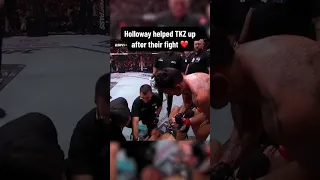 Holloway helped up Korean Zombie after their fight ❤️