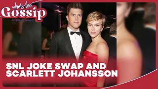 SNL Recap  Colin Jost Reads Joke About Scarlett Johansson's Body     I Whats The Gossip