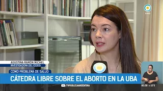 Cátedra libre sobre el aborto en la UBA | #TPANoticias