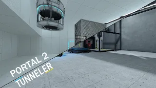 Tunneler but it's in Portal 2