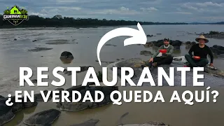 UN RESTAURANTE en la mitad del RÍO ORINOCO ¿Cómo comer allí? || CaminanTr3s