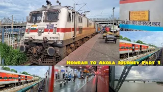 22894/ Howrah -Sainagar Shirdi Express Journey Part 1 | From Howrah to Raipur