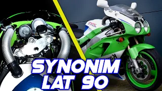 Synonim lat 90 czyli  Kawasaki ZXR750!