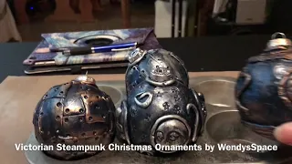 Victorian Steampunk Christmas Ornaments by WendysSpace