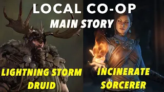 Diablo 4 - Local Co-Op - Druid & Sorcerer class - Main Story - In Search for Answers - PS5 Gameplay