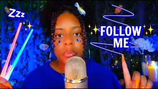 [ASMR] ♡✨FOLLOW MY INSTRUCTIONS & YOU WILL SLEEP 😴✨(eyes open & closed//focus games 🌙✨)