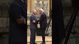 Biden Meets King Charles III at Windsor Castle During UK Visit