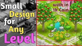 1k Coin Design for Any Level on Hay Day Game