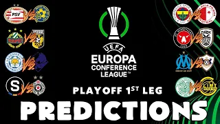 2021-22 EUROPA CONFERENCE LEAGUE PLAYOFF PREDICTIONS 1ST LEG