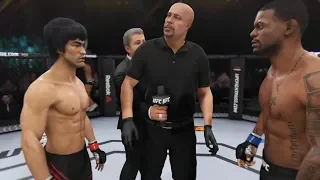 Bruce Lee vs. Michael Johnson (EA Sports UFC 3) - CPU vs. CPU - Crazy UFC 👊🤪