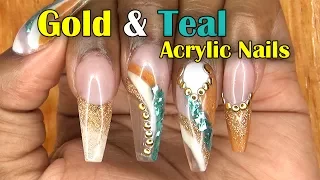 Acrylic Nails Tutorial - How To Encapsulated Nails - Nail Art - Newport Nails